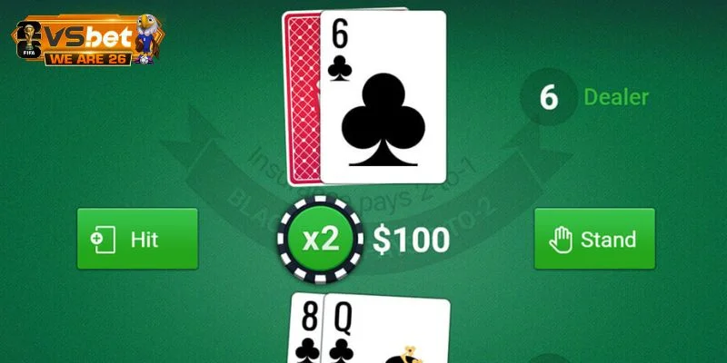 Cách tính điểm Blackjack với quân cứng
